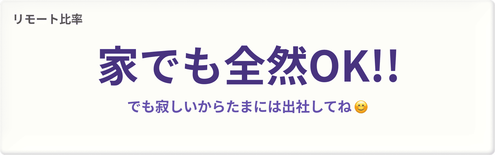 リモート比率